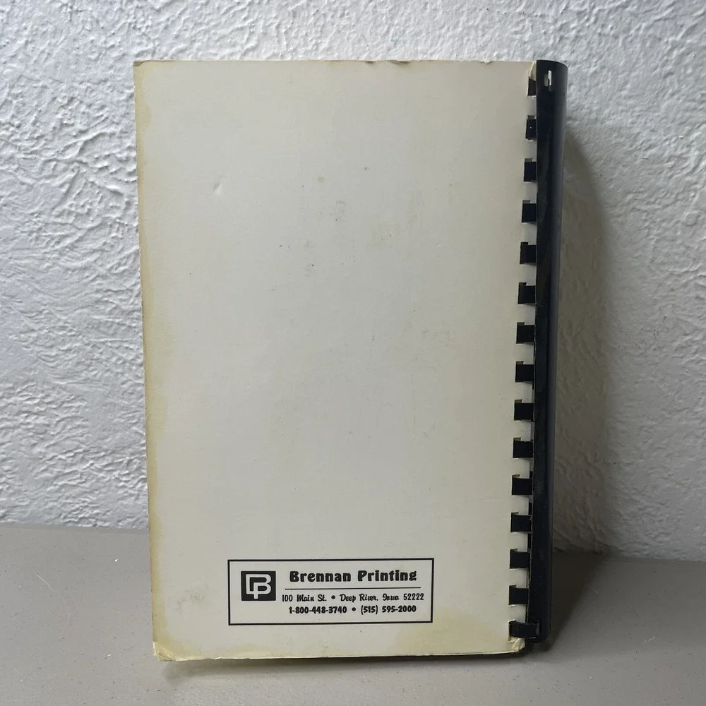 1870-1995 PRESCOTT IOWA 125 YEARS Of Good‎ Home Cooking - 556 Pages Spiral Bound